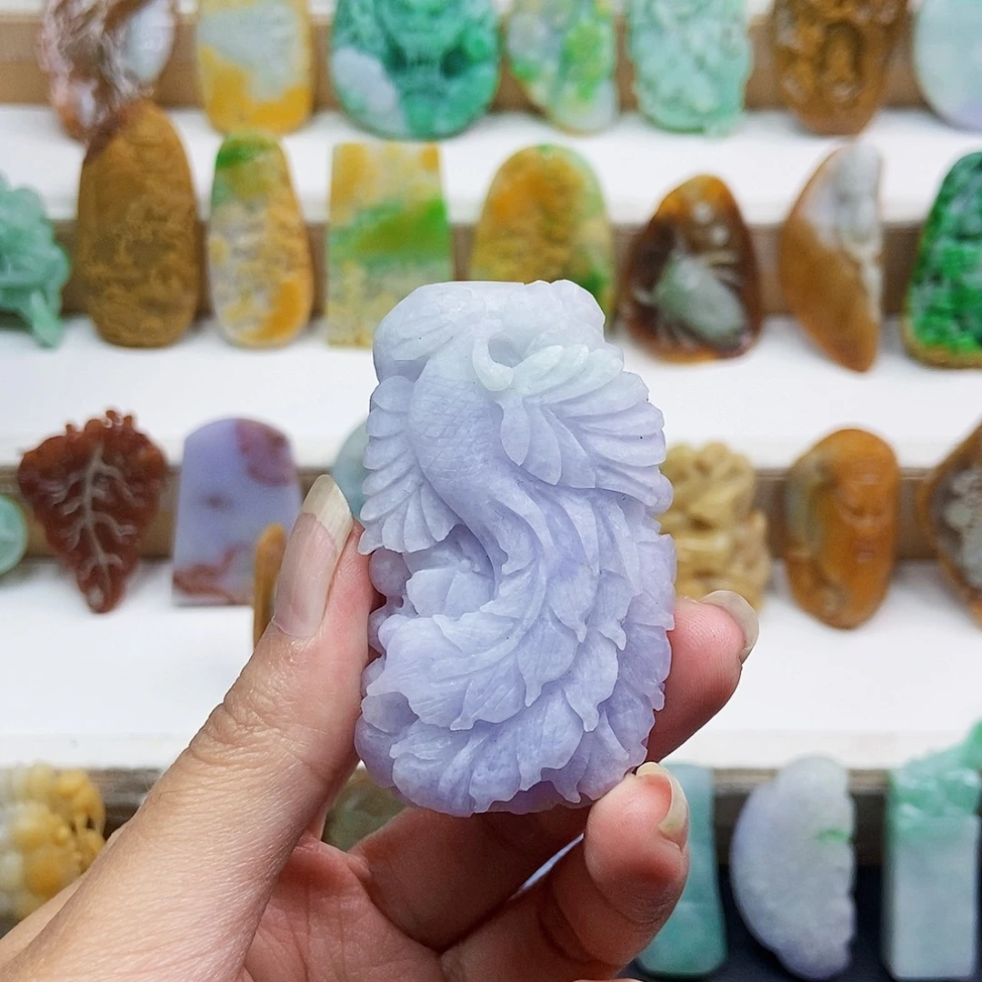 未镶嵌定制翡翠凤凰