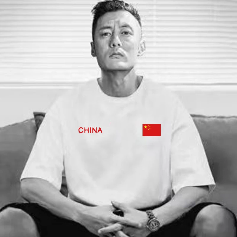 CAN韩版潮流印花港风T恤t恤运动宽松休闲时尚