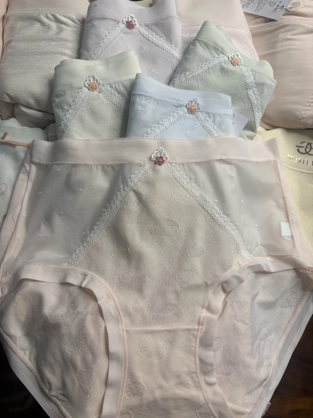 【90-140斤】5条装女内裤中腰