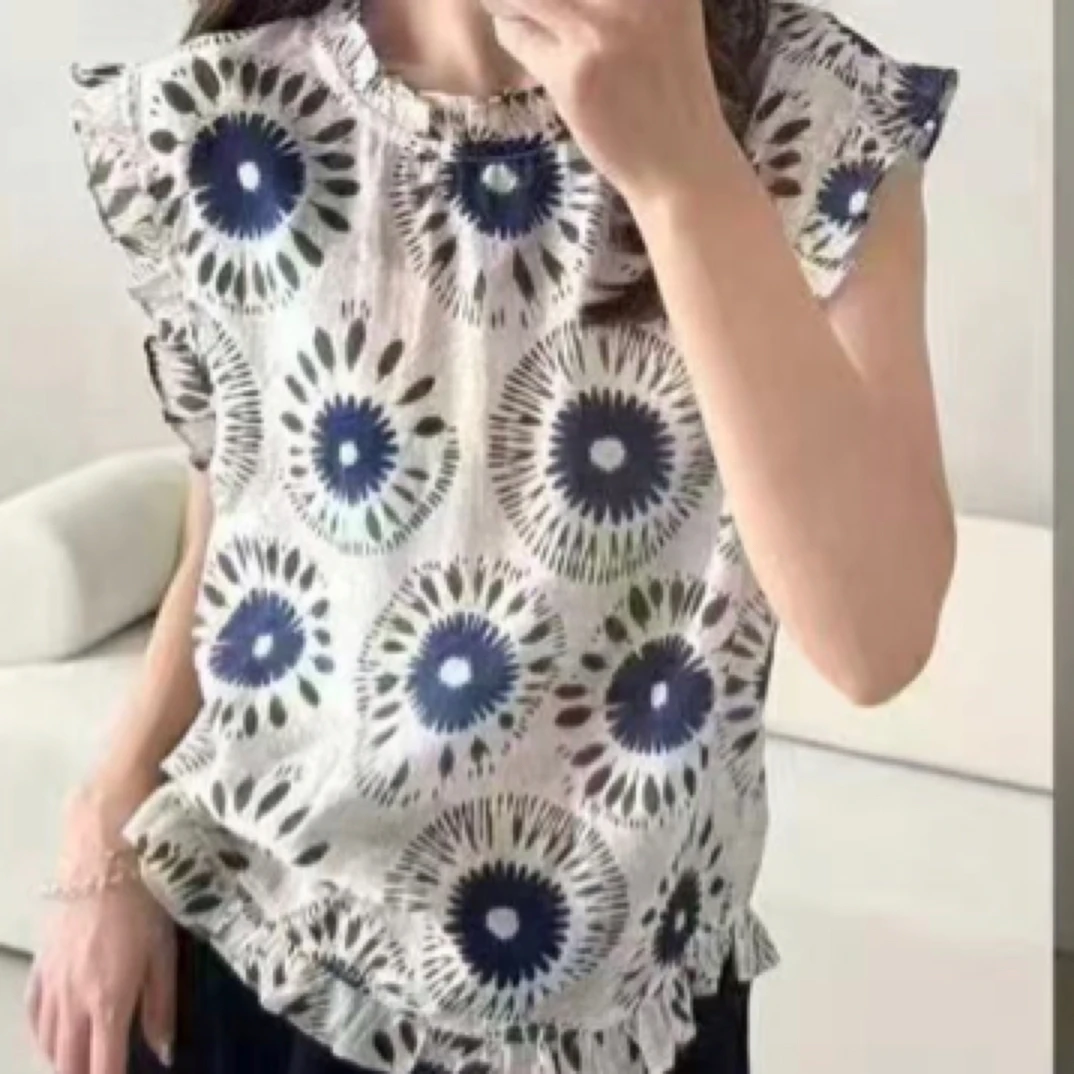 【蕾蕾严选】6234夏季无袖上衣小衫