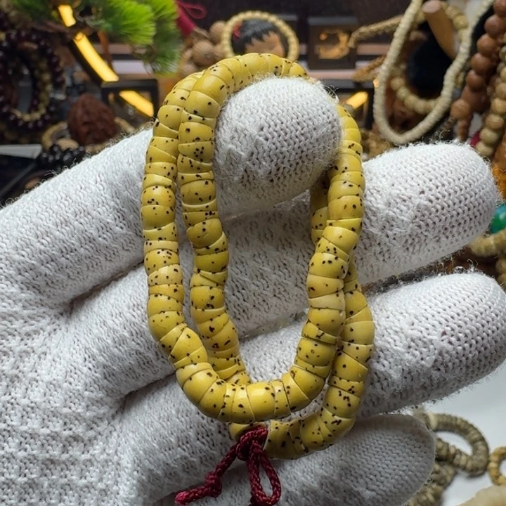 手串星月菩提1号车尺寸6原白大肠108