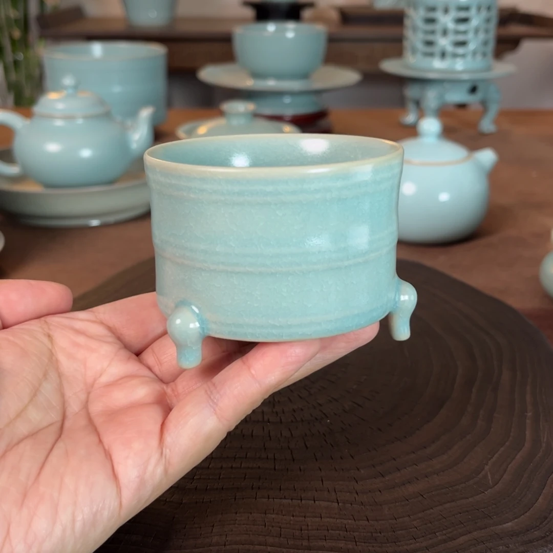 小号原矿汝官窑作品