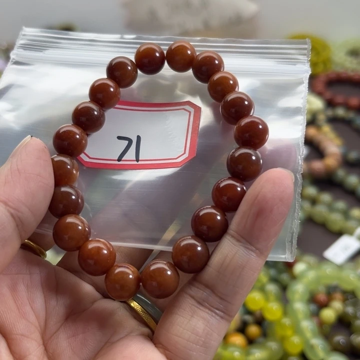 蛇纹石玉未镶嵌手链
