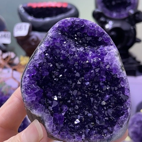 【闪购商品】未镶嵌珠宝半成品紫晶水晶