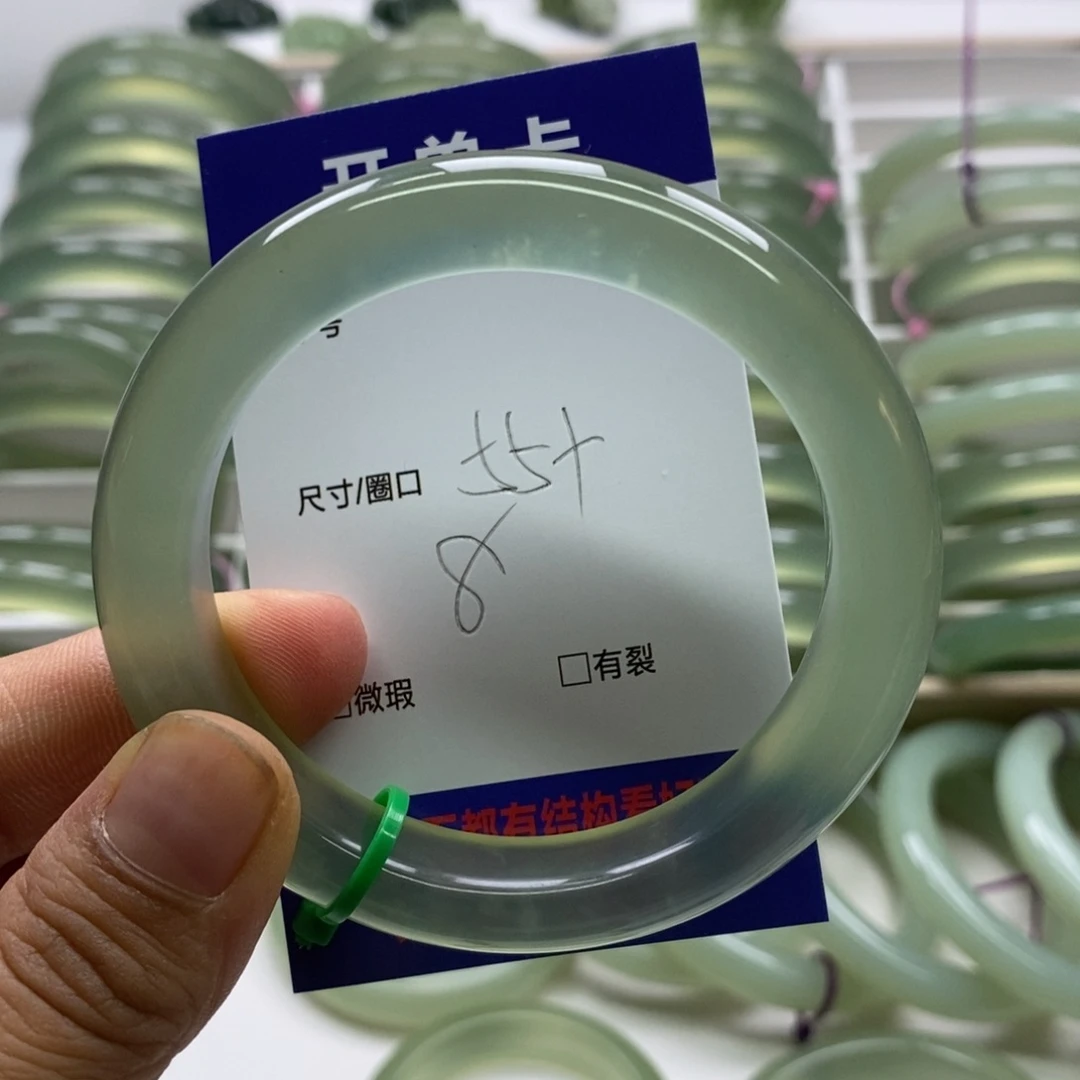 蛇纹石玉手镯未镶嵌C****.