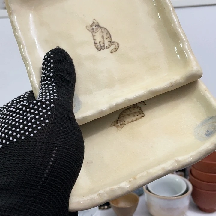 中古回流瓷器默认微瑕介意勿拍双*座