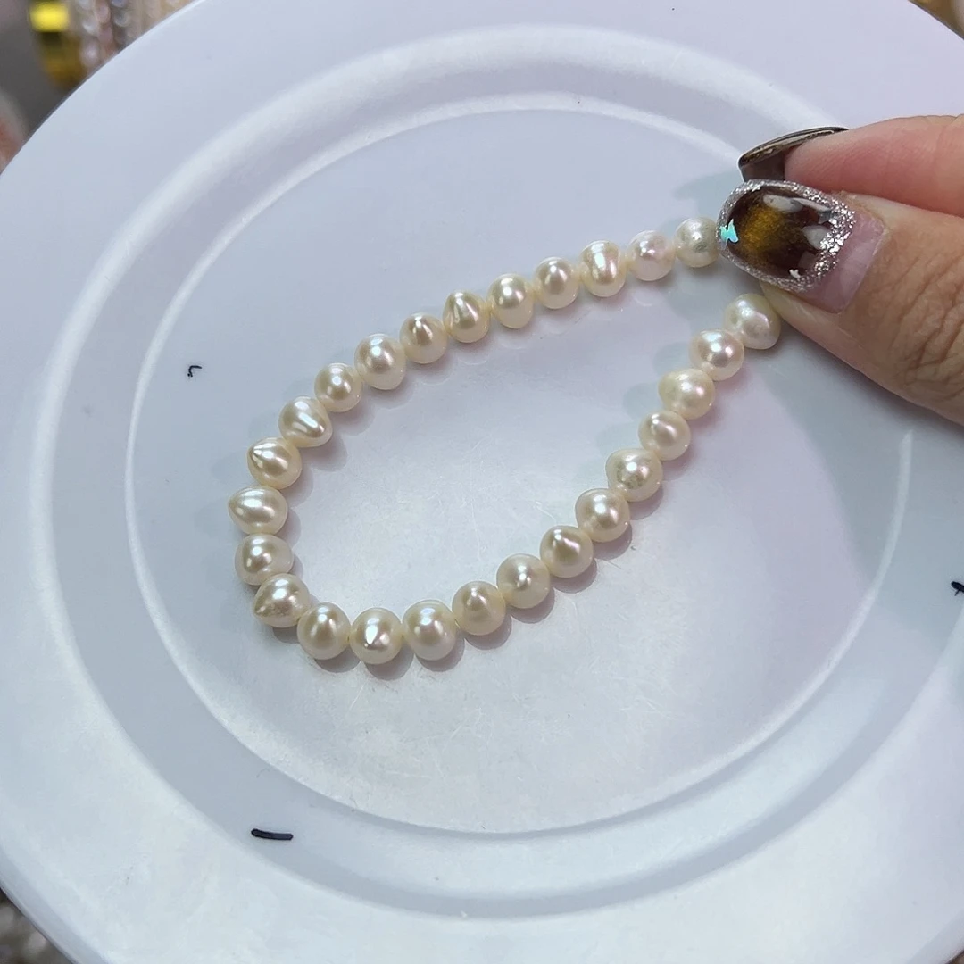 钛钢手绳淡水珍珠