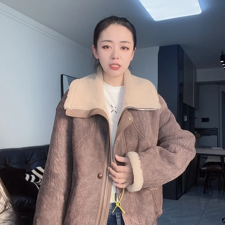 绵羊皮土耳其进口皮毛一体XL145斤左右