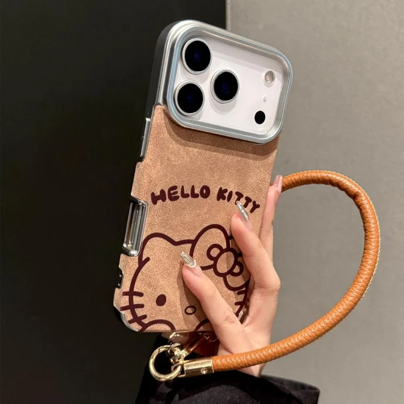 适用苹果17promax手机壳16pro新款小羊皮透男士苹果16pro手机壳