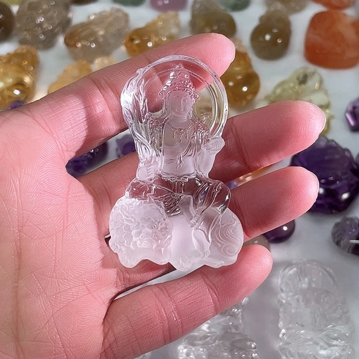 水晶颈饰未镶嵌归*文殊