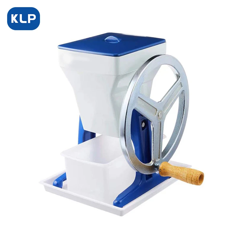 商用手动碎冰机日式水子氷子手摇碎冰机刨冰机颗粒冰奶茶店酒吧
