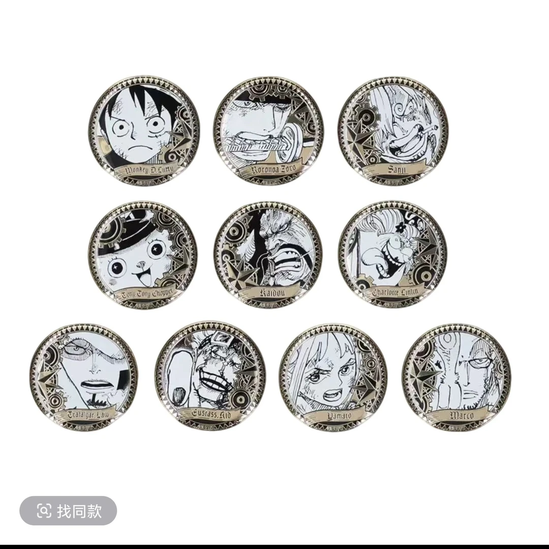 【海贼王】海贼王js原画雕金吧唧徽章（直播代拆）