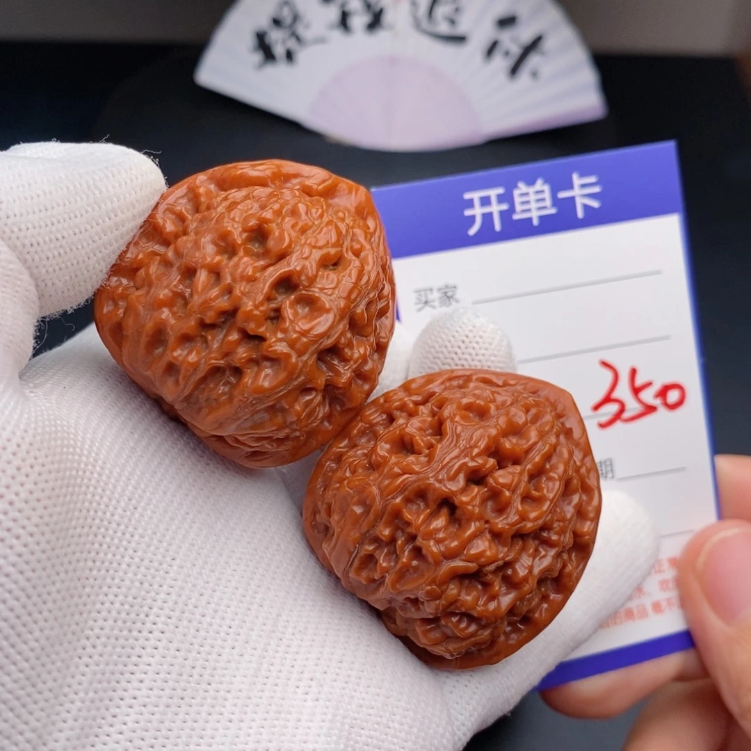 把件文玩核桃40水龙纹350