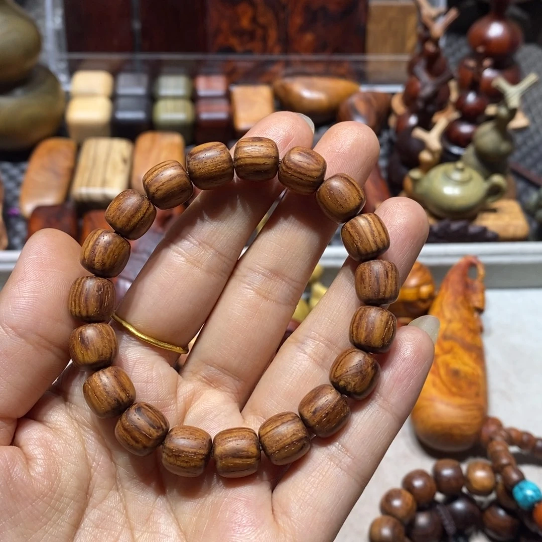 黄花梨/降香黄檀E***H黄花梨手串一条