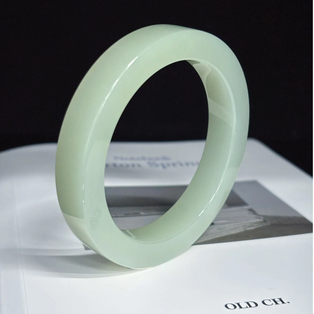 青晏  和田玉手镯  方镯  4286 多样发一件