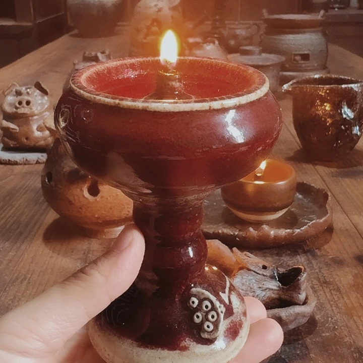 景德镇陶瓷手工制作省油灯