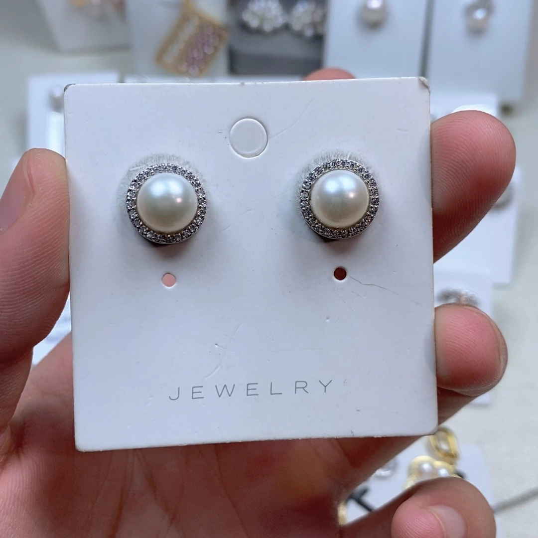 未镶嵌耳饰淡水珍珠