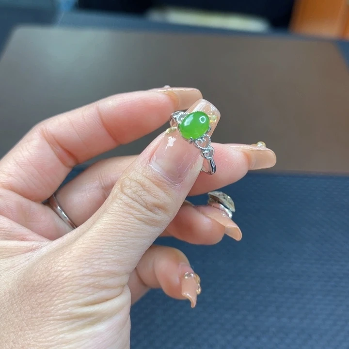 【闪购商品】和田玉（碧玉）戒指合金