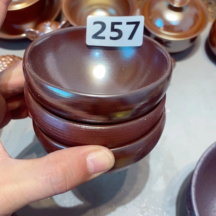 柴烧茶具套陶瓷杯子