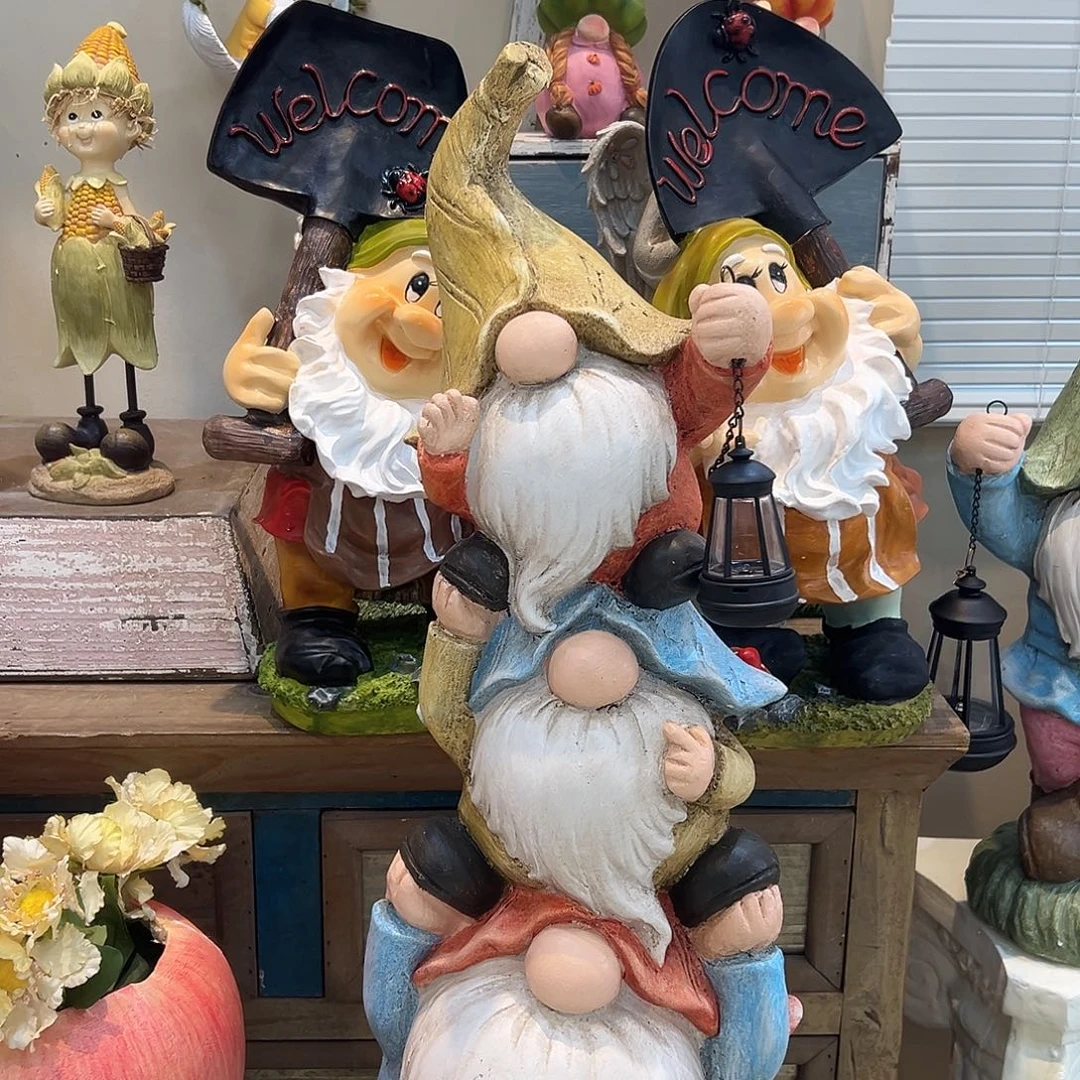 花园摆件红红火火