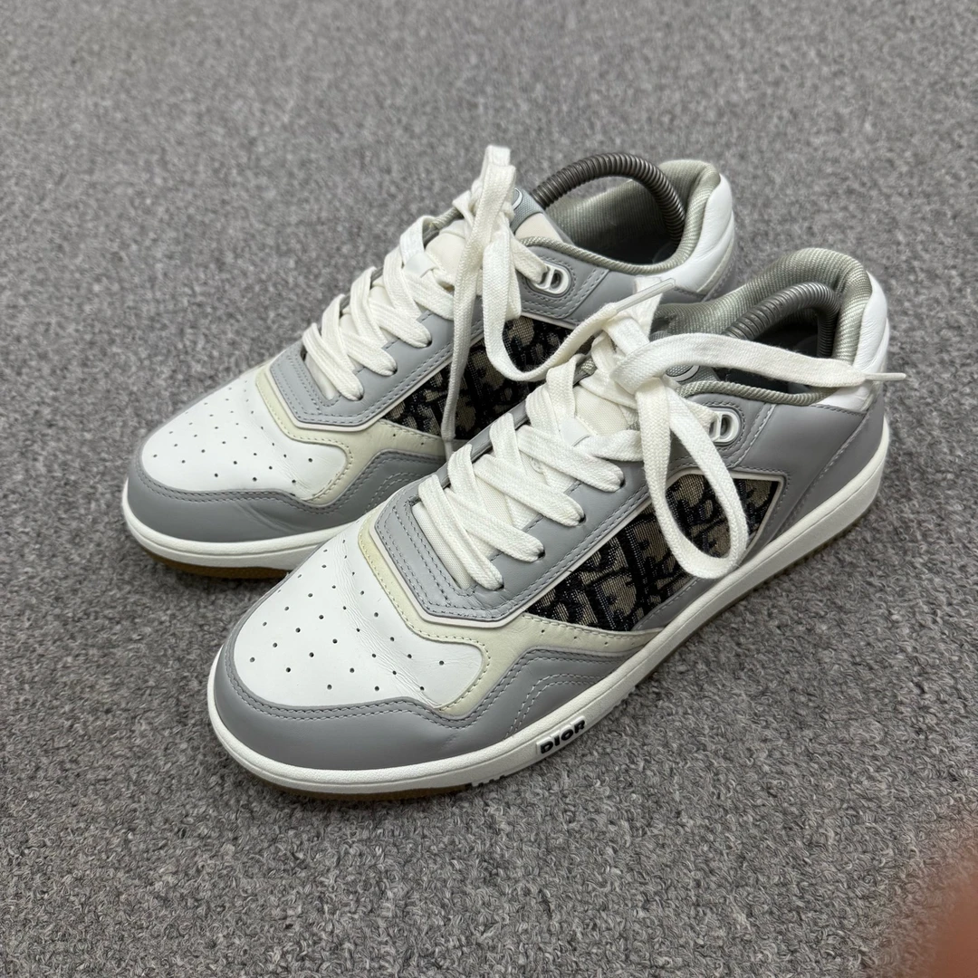 99新 DIOR/迪奥 16199047 Dior迪奥 b27老花满印板鞋 42码99新