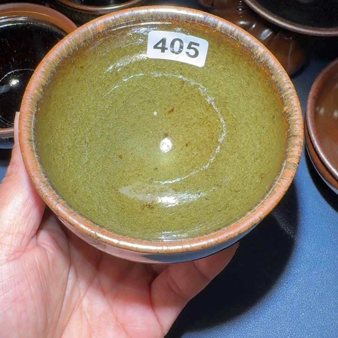 小雨茶盏，手工柴烧f**＊