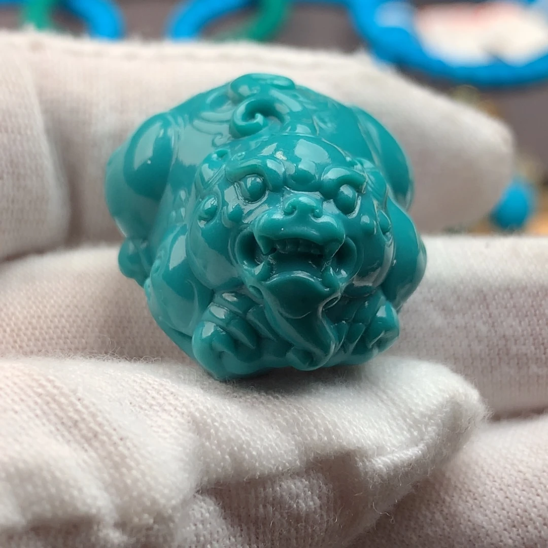 葉***源绿松石未镶嵌绿松石