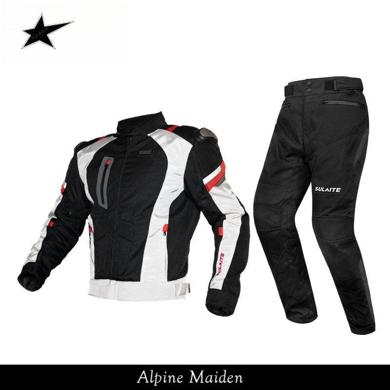 A星Alpine Maiden越野机车秋冬拉力骑士夹克外套保暖摩托车骑行服