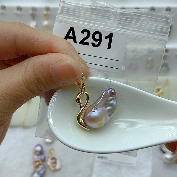 淡水珍珠颈饰银S925镶嵌