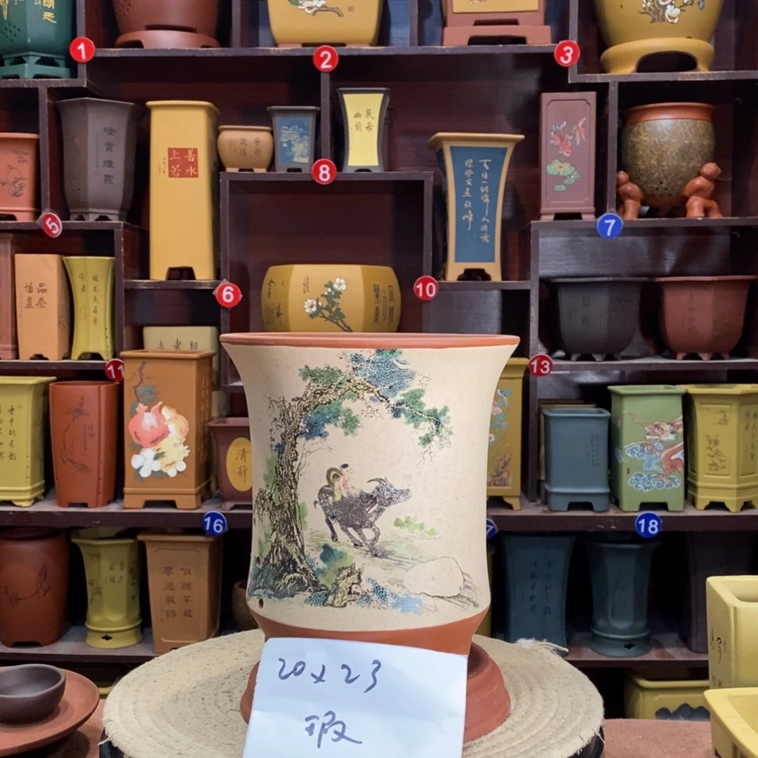 紫砂花盆紫砂花盆