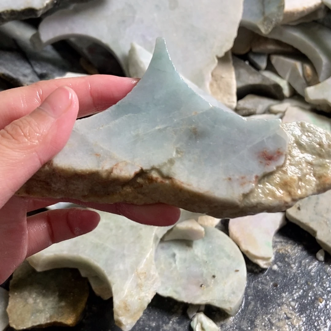 翡翠未镶嵌挂件天然翡翠