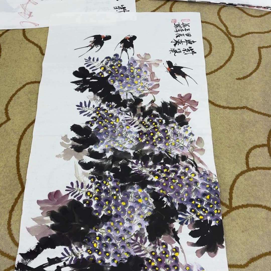 国画王孝华四尺李欣主播