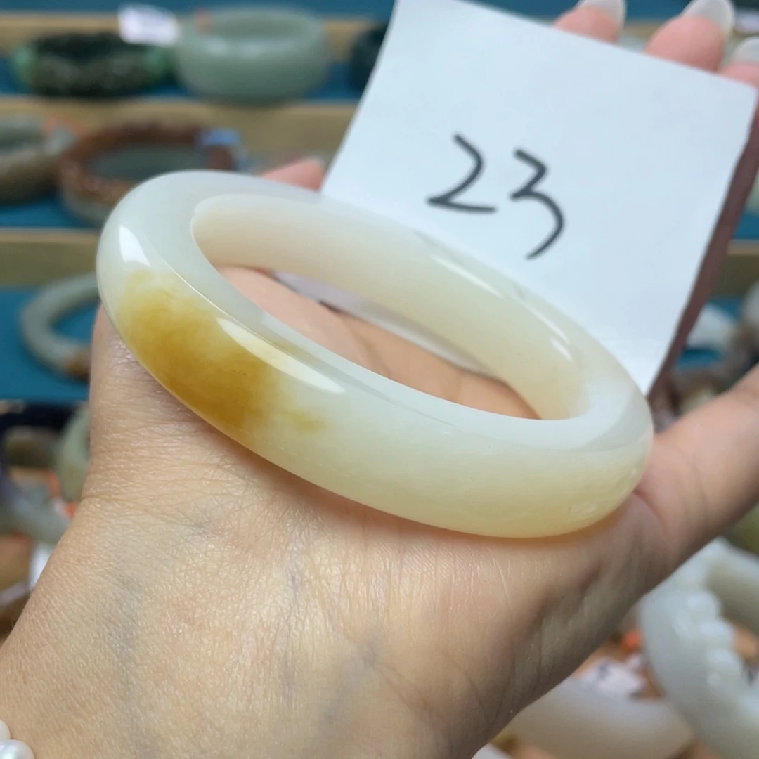 未镶嵌手镯和田玉圈口59