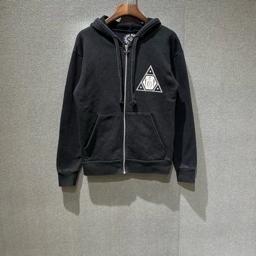 95新 Chrome Hearts/克罗心 （pm）foti拉链帽衫 xs码/4912