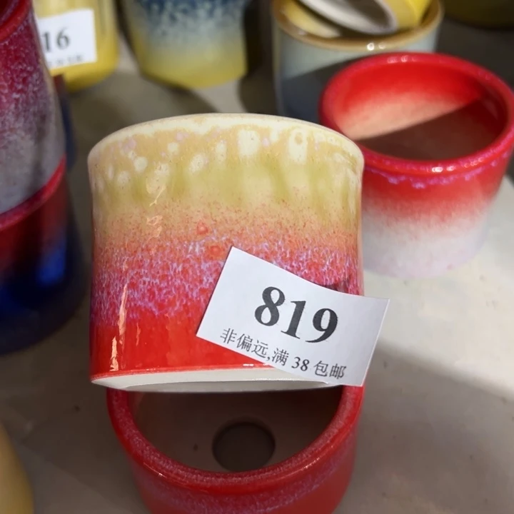 口6 手工花盆满30包邮