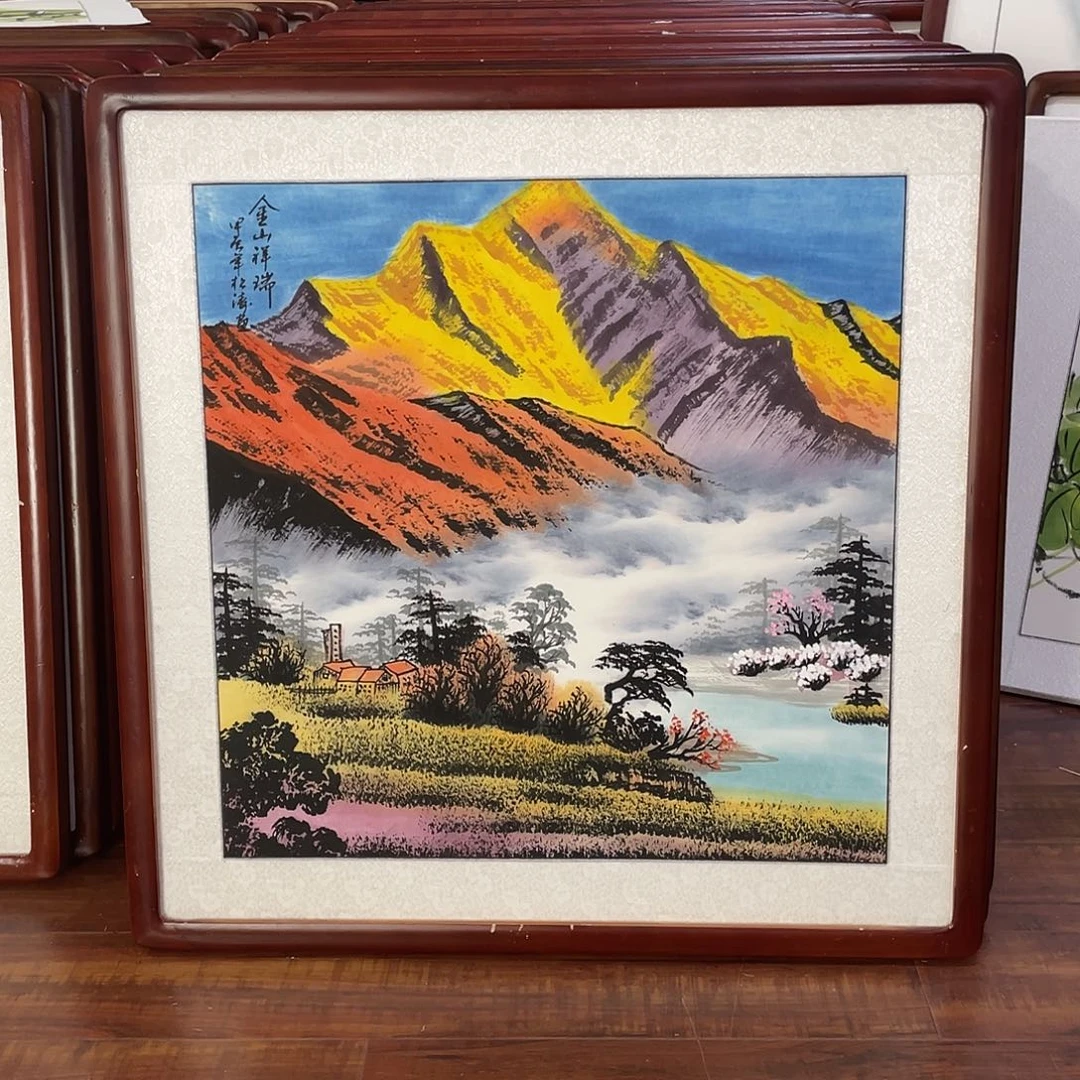 国画带框尺寸63*63厘米