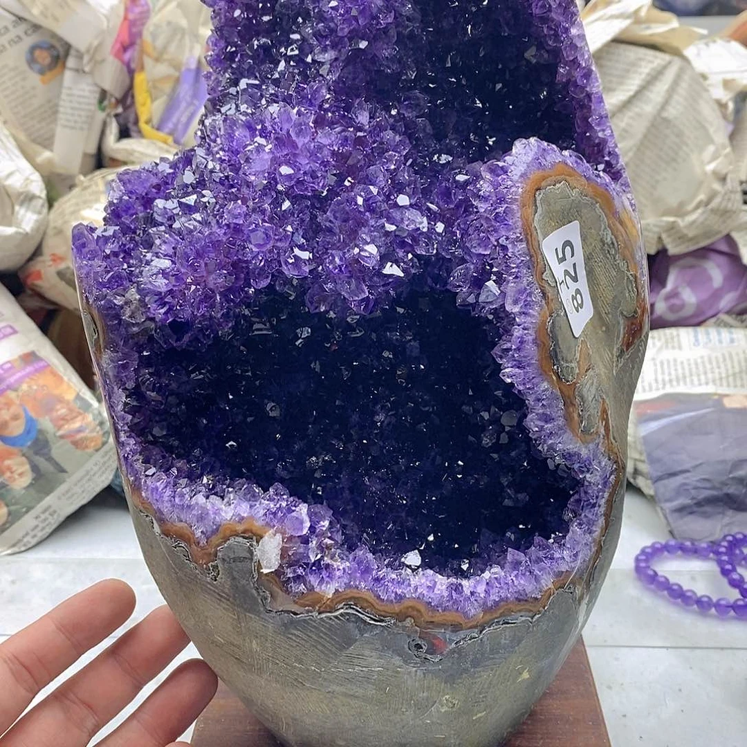 紫晶大型摆件（非配饰）未镶嵌乾**语