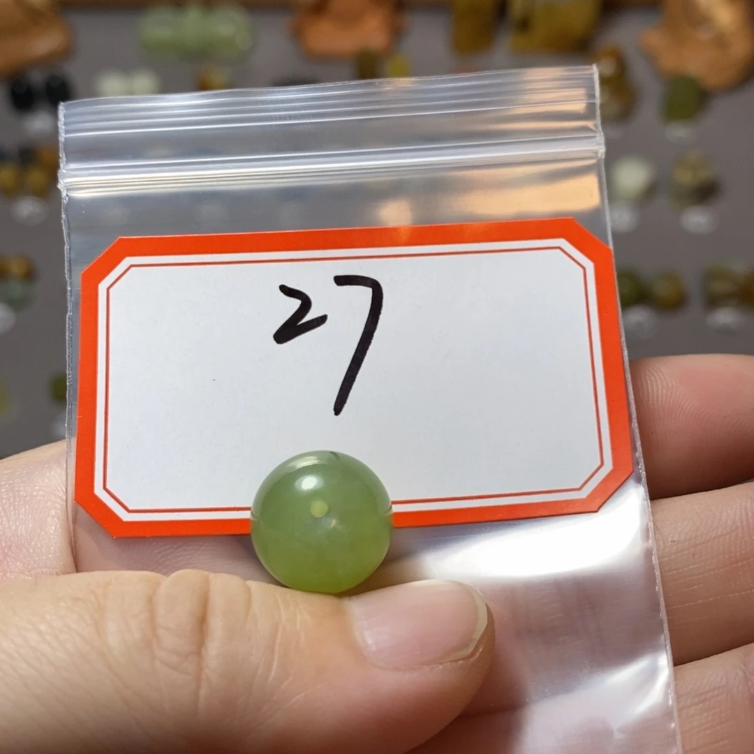 【闪购商品】蛇纹石玉配珠未镶嵌通*