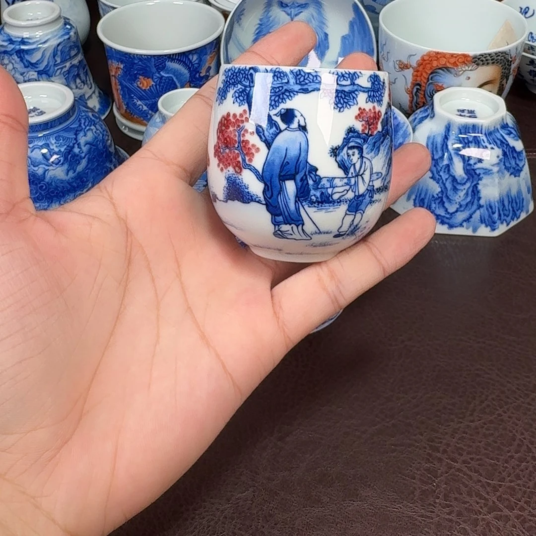 虎***海现代景德镇陶瓷杯