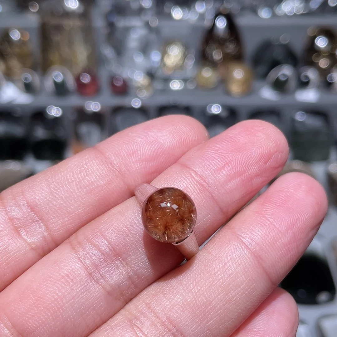 战***1戒指水晶银S925镶嵌戒指