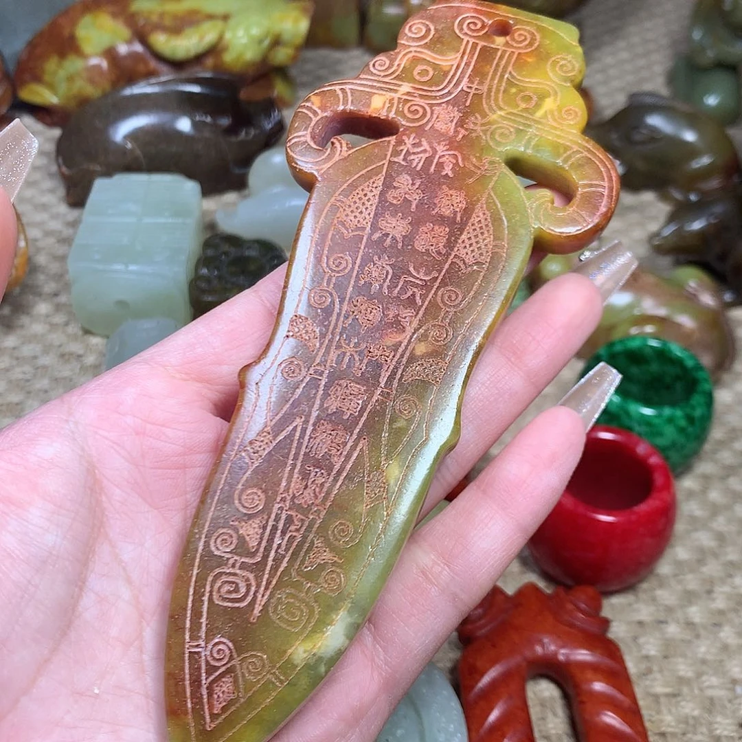 白玉菩提吊坠挂件