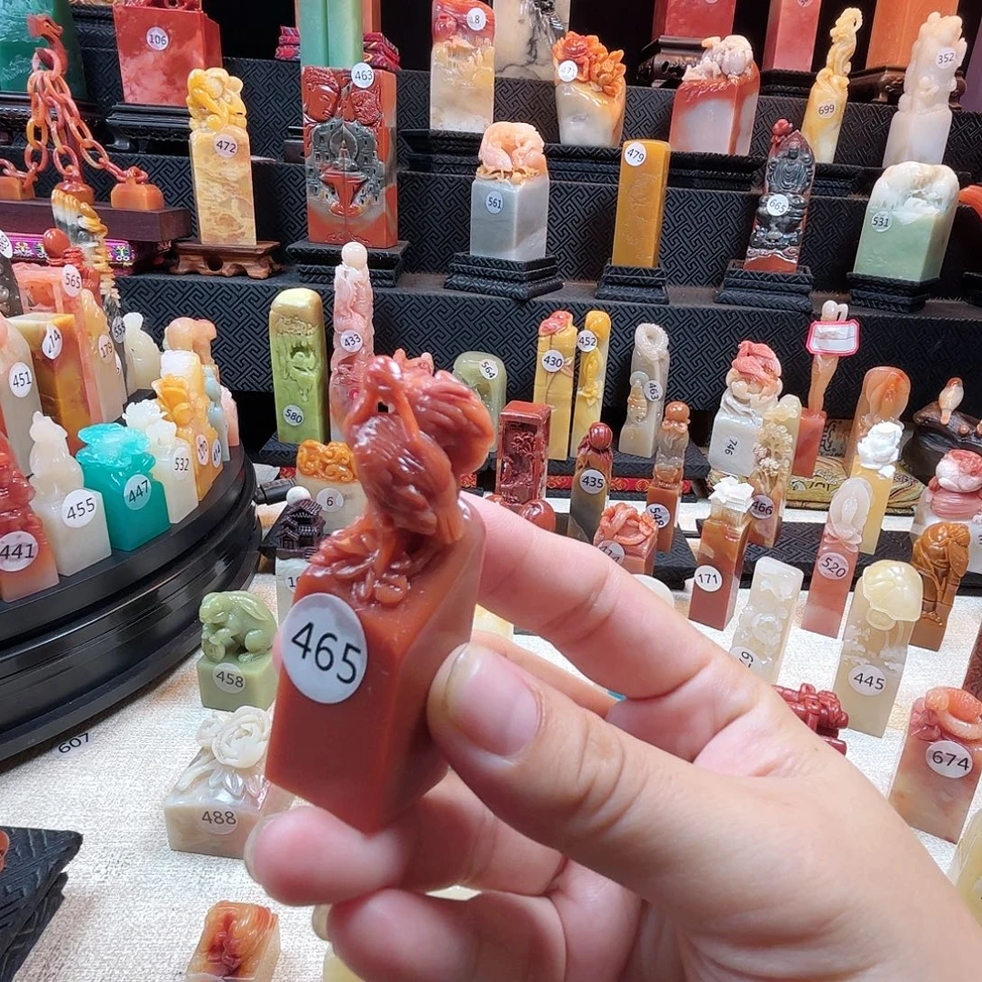 其他寿山石仙鹤印章