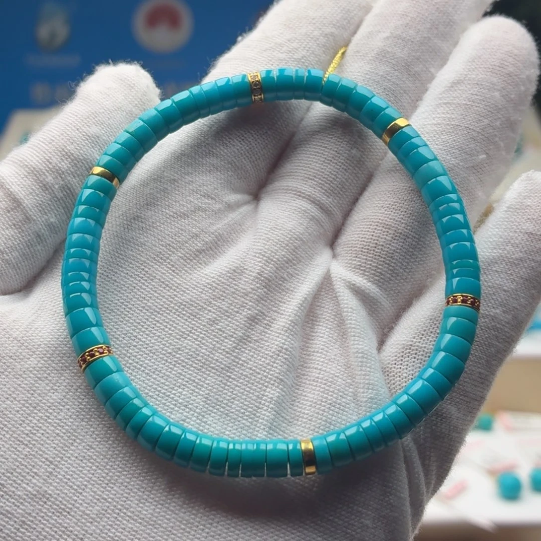 绿松石18K金镶嵌珠宝奇石