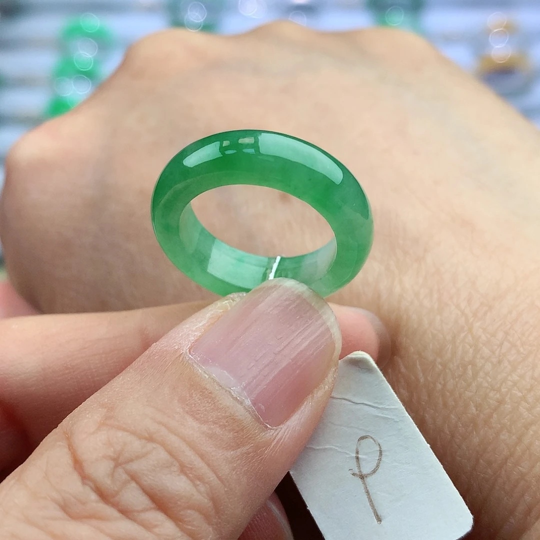 未镶嵌戒指翡翠9号