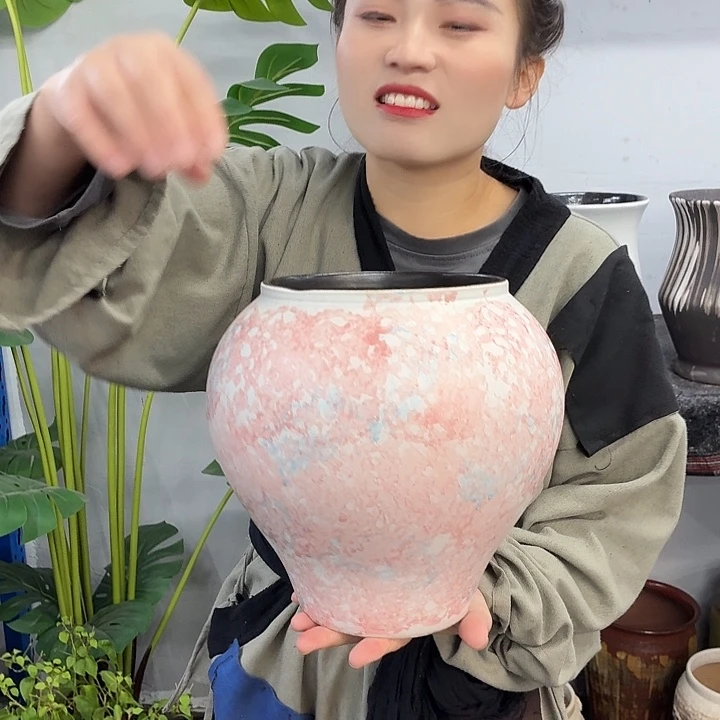 16×26 -粗陶花盆有孔