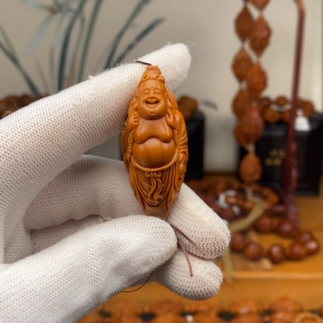 吊坠橄榄核许静健老师弥勒