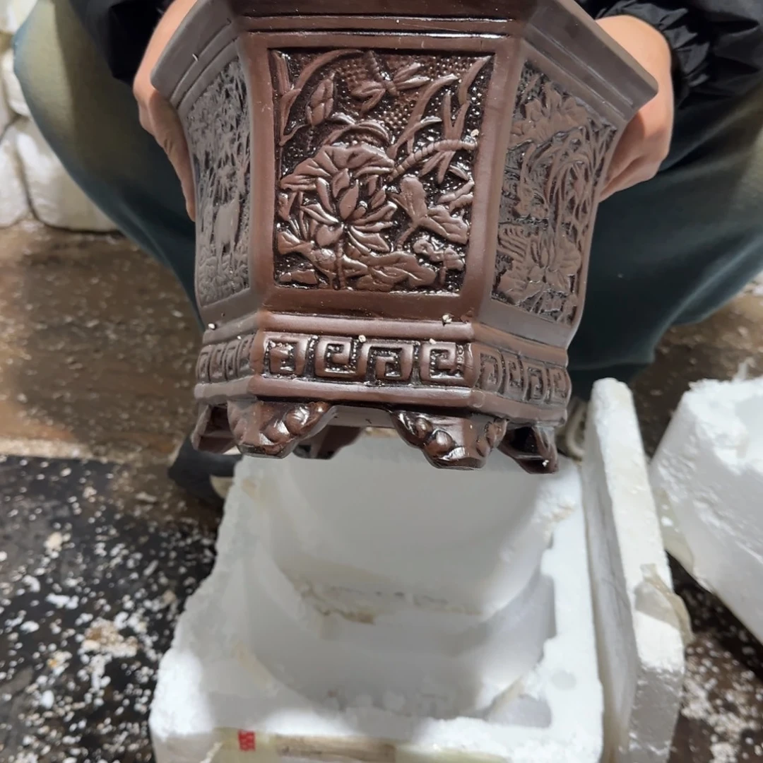 紫砂花盆口径18.18口径
