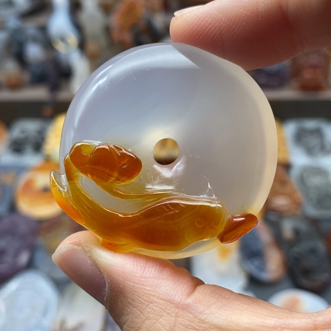 未镶嵌吊坠(不含链)玛瑙/玉髓