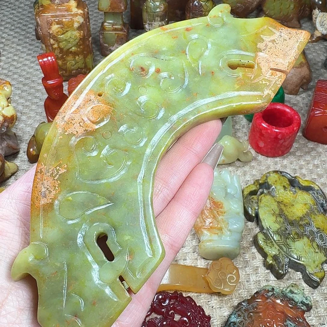 白玉菩提吊坠挂件