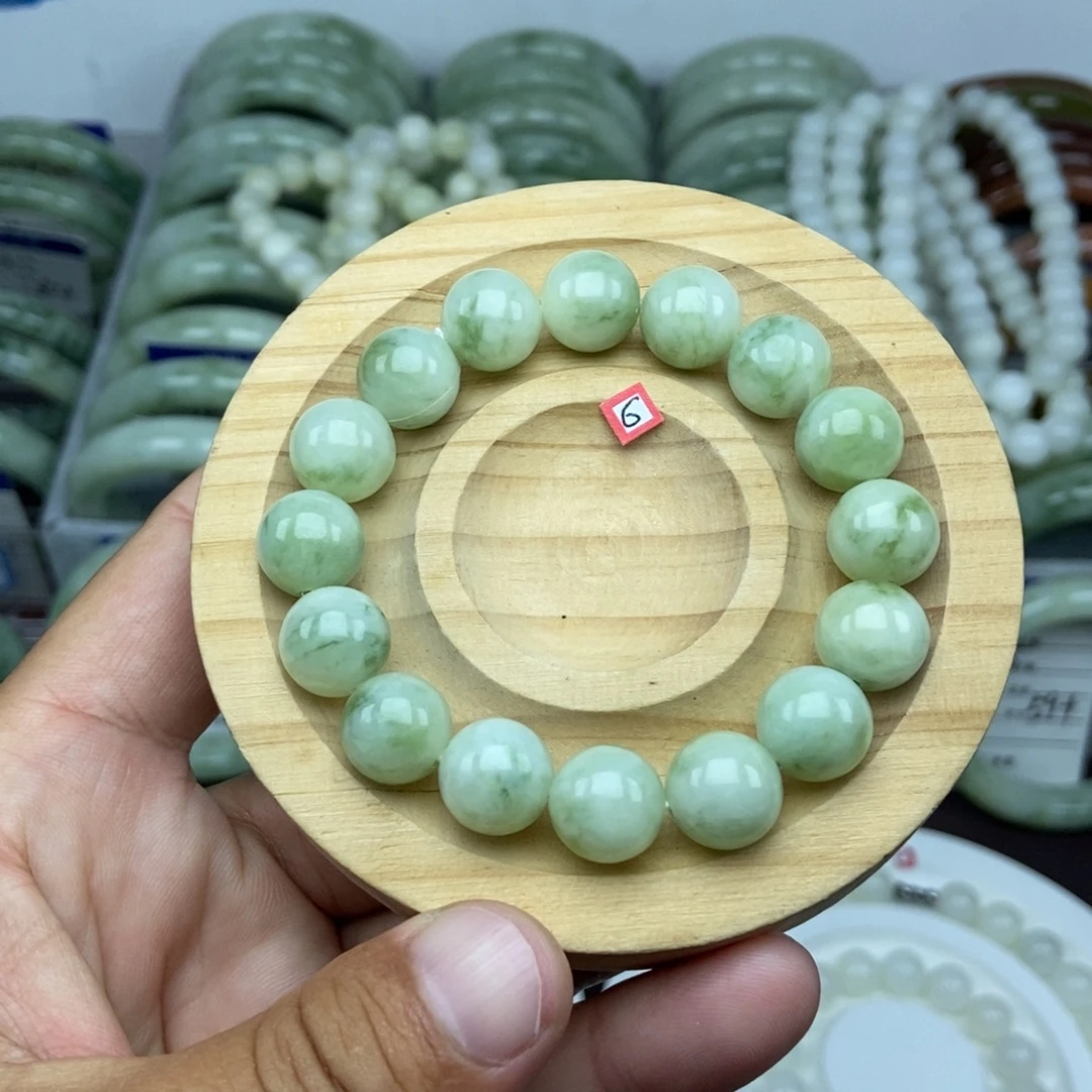 蛇纹石玉未镶嵌手链